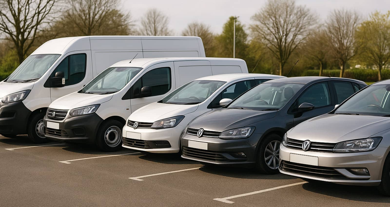 Fleet of vehicles available for hire in Middlesbrough